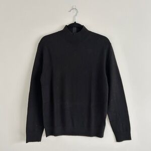Club Monaco Men's Wool Turtleneck Black Long Sleeve Sweater Size S
